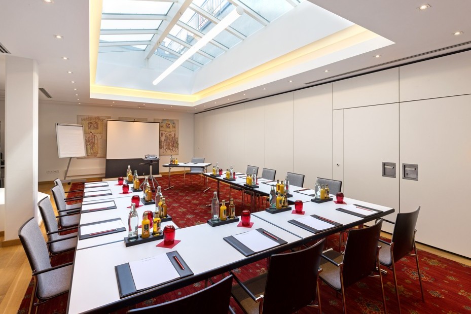 Conference room at Hotel Halm Constance with U-shape seating arrangement 