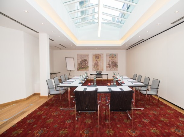 Bright and welcoming room at Hotel Halm Constance during the day