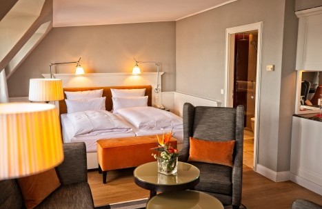 Superior Doppelzimmer im Hotel Halm Konstanz mit elegantem Design und modernem Komfort.