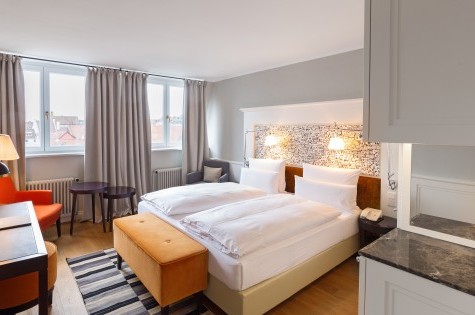 Superior Doppelzimmer im Hotel Halm Konstanz mit elegantem Design und modernem Komfort.